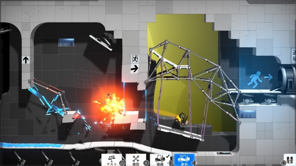 「Bridge Constructor Portal」が配信開始！足場とケーブルを使って橋の建設に挑もうの画像6