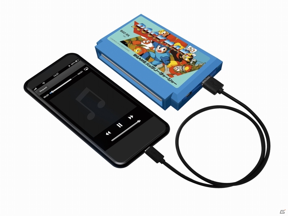 ゲームソフト型充電器「BGAME」にロックマンが登場！の画像2