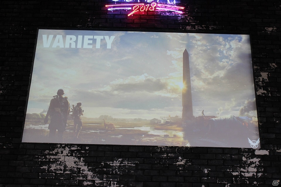 【UBIDAY2018】「ディビジョン2」ではゲームと実際の街が呼応するの画像2