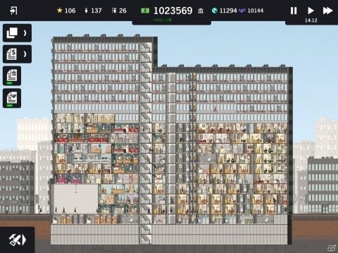 高層ビル建築＆経営管理シミュレーション「プロジェクト・ハイライズ」がiPad向けに配信！の画像2