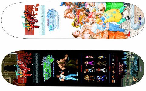 人気ベルトアクション「ファイナルファイト」がスケボーデッキになって登場！