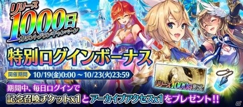 「誰ガ為のアルケミスト」にてリリース1000日カウントダウンキャンペーンが開催！の画像2