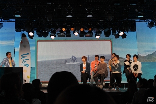 前野さんほか7人のメインキャストが登壇したLOVE＆ART最新プロジェクト「WAVE!!」制作発表会の画像13