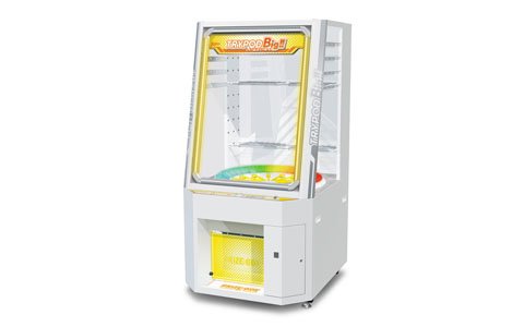 大型景品に対応したプライズマシン「TRYPOD Big!!」が展開決定