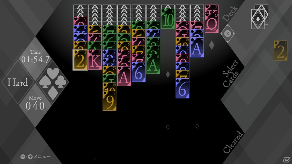 ジー・モード、RucKyGAMES開発によるSwitch向けタイトル「スパイダーソリティア BLACK」を配信の画像2