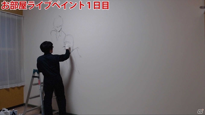 「Caligula Overdose/カリギュラ オーバードーズ」15日に及ぶおぐち氏によるライブペイントのダイジェストが公開！の画像1