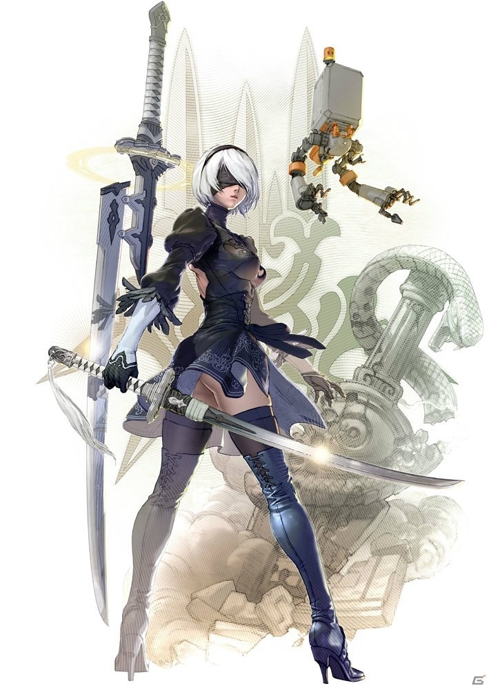 「ソウルキャリバーVI」と「NieR:Automata」がコラボ！有料DLC2弾キャラクターとして「2B」が参戦の画像1