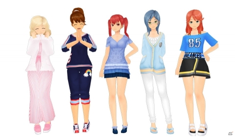 「スクールガールストライカーズ2」36人分すべてデザインが違う特別仕様！新作コスチューム「ルームウェア」が登場の画像3