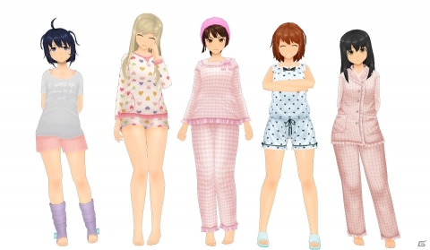 「スクールガールストライカーズ2」36人分すべてデザインが違う特別仕様！新作コスチューム「ルームウェア」が登場の画像9