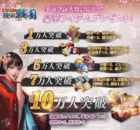 歴史シミュレーションRPG「成り上がり～俺の戦国」事前登録が開始！の画像9
