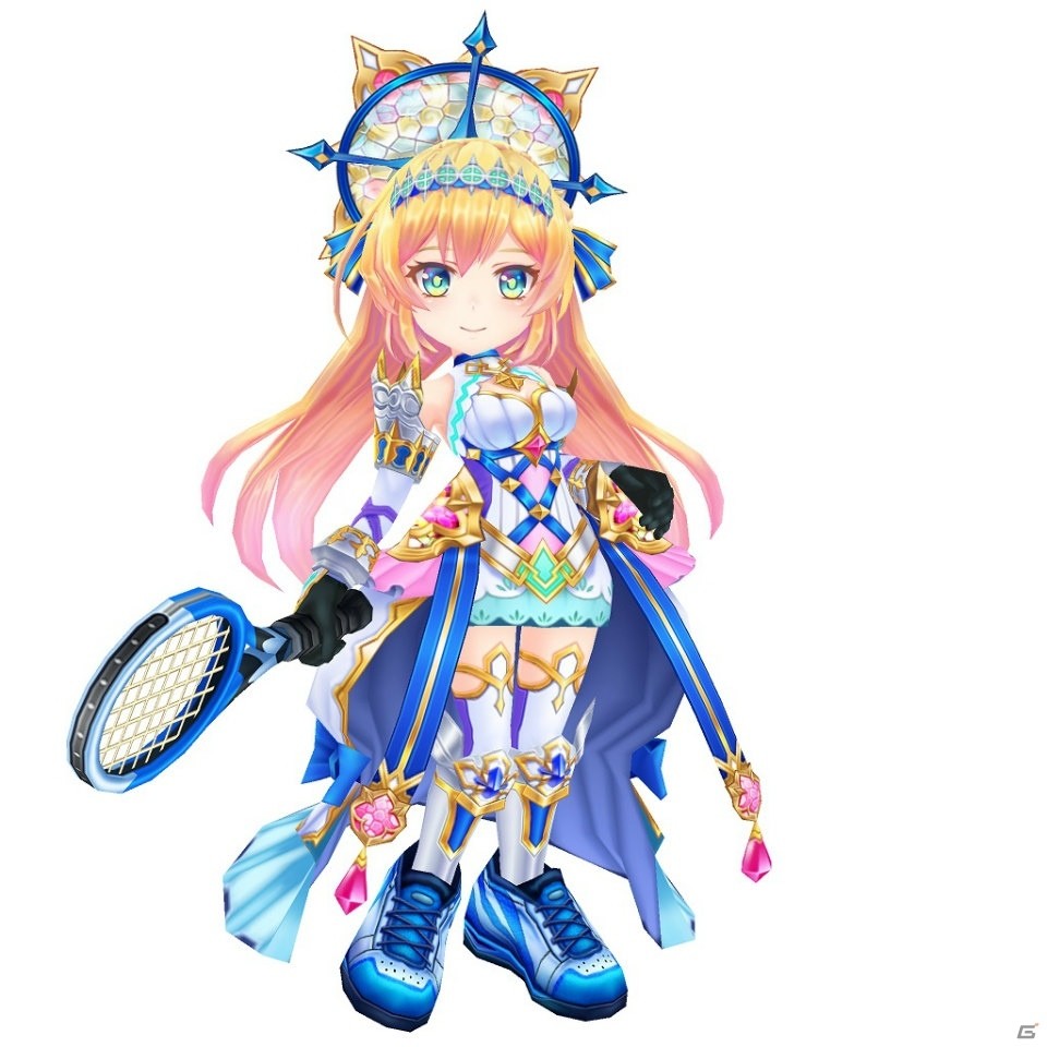 「白猫テニス」MVPアワード2018に選ばれたミューエ（CV：市ノ瀬加那）ら3人が装い新たに登場！の画像3