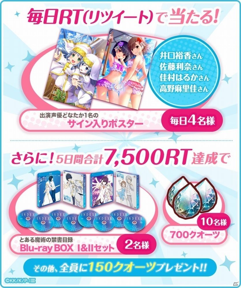 「オルタナティブガールズ2」にてアニメ「とある魔術の禁書目録III」とのコラボが開催！の画像9
