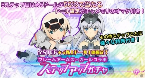 「ドールズオーダー」にて「フレームアームズ・ガール」とのコラボガチャが開催！の画像1