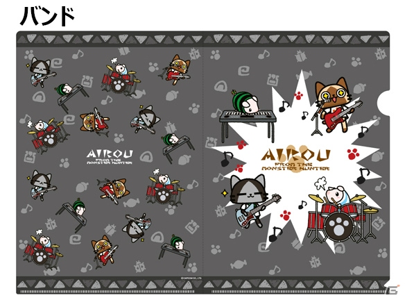 アイルーのクリアファイルとトートバッグが島村楽器の一部店舗で発売！の画像1