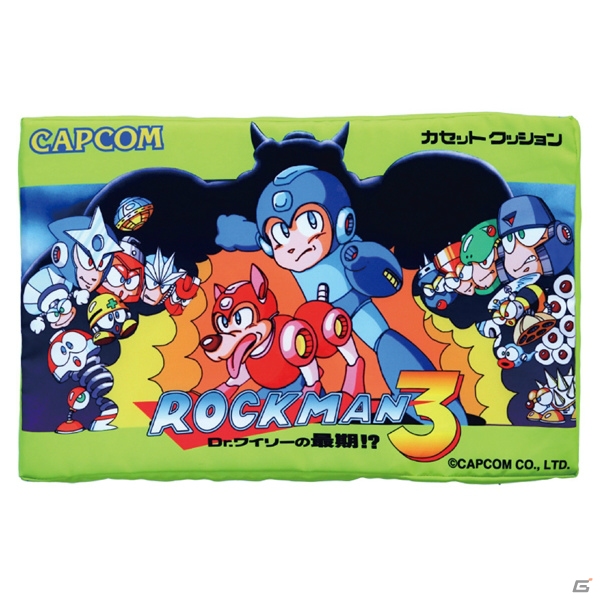 「ロックマン」のパッケージがクッションに！「カセットクッション」がヴィレヴァンオンラインで販売開始の画像6