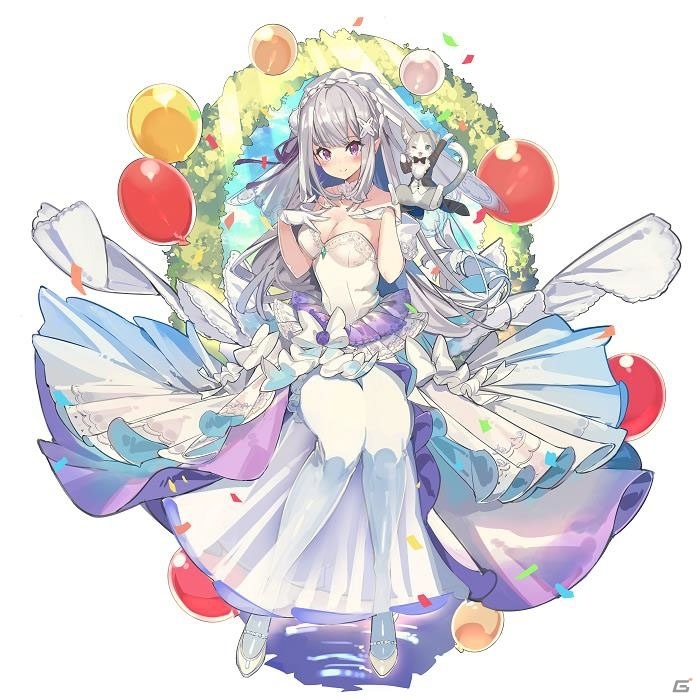 「ラストピリオド」にて「リゼロ」コラボ第2弾が開始！ウェディング衣装のエミリアやレムが登場の画像3