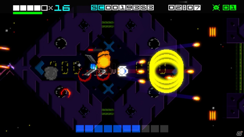ピクセルアート風シューティング「Hyper Sentinel」Nintendo Switch向けに11月22日発売決定！の画像5