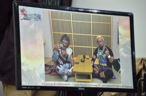新日本プロレスの棚橋選手、真壁選手がゲーム内キャラクターとして登場決定！「九州三国志」発表会をレポートの画像12