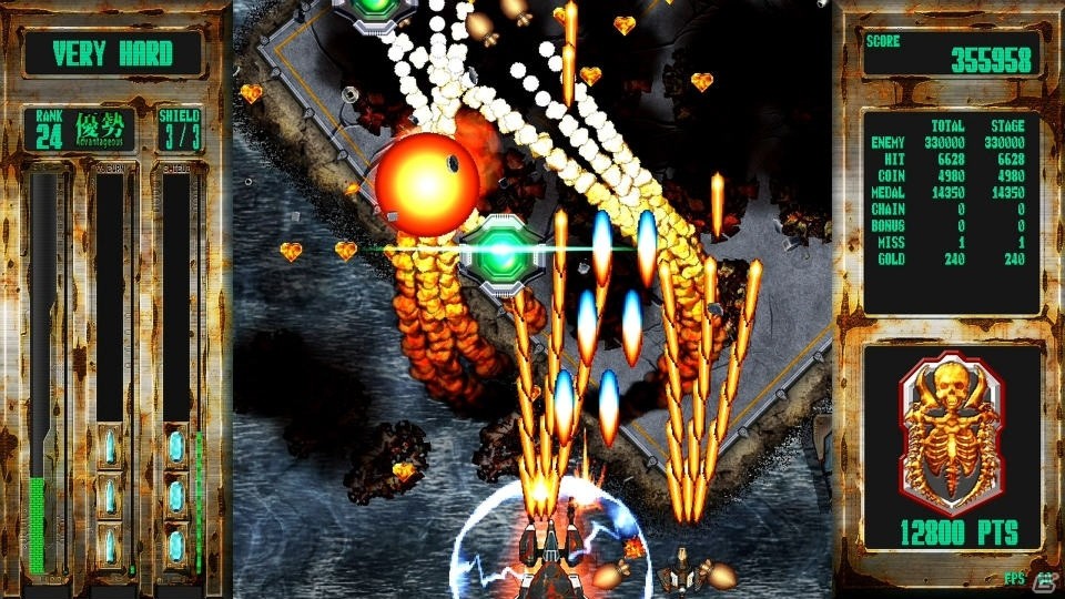 硬派な激・攻撃型縦スクロールSTG「Steel Vampire / 鋼鉄のヴァンパイア」がSteamで配信の画像12