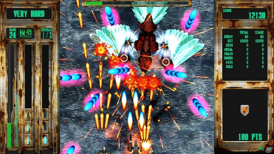 硬派な激・攻撃型縦スクロールSTG「Steel Vampire / 鋼鉄のヴァンパイア」がSteamで配信の画像7