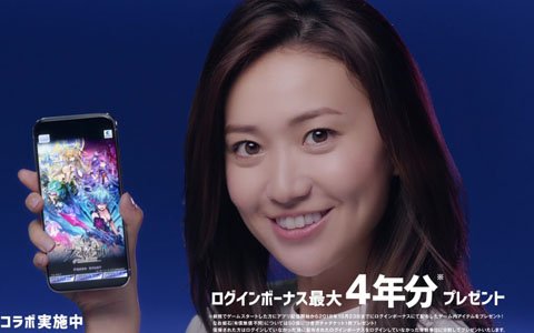 「ファントム オブ キル」全国3都市の街頭ビジョンなどで大島優子さん出演の4周年記念CMやアニメコラボCMが放映中