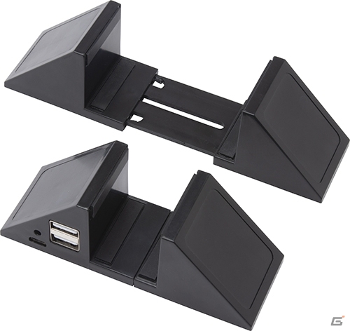 PS4/Nintendo Switch向けの縦置きスタンドが11月23日に発売！4ポートのUSBハブとアジャスター機能付きの画像3