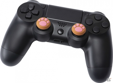 サイバーガジェット、「アナログスティックカバーねこにゃん」の新色「黒×グレー」と「茶×ピンク」が11月26日に発売！の画像14