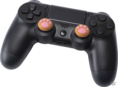 サイバーガジェット、「アナログスティックカバーねこにゃん」の新色「黒×グレー」と「茶×ピンク」が11月26日に発売！の画像14