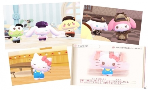 サンリオキャラクターとお友達に！「トモトル～ハローキティとハピネスライフ～」の事前登録受付が開始！の画像2