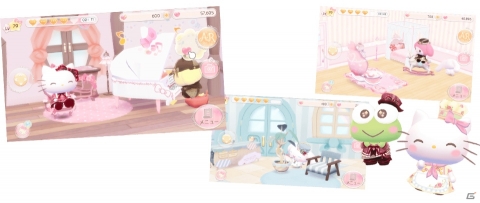 サンリオキャラクターとお友達に！「トモトル～ハローキティとハピネスライフ～」の事前登録受付が開始！の画像3