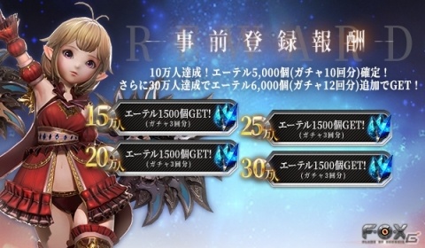 「FOX -Flame Of Xenocide-」にてガチャ16回分のエーテルの配布が決定！バトルシステムなどの情報も公開の画像1
