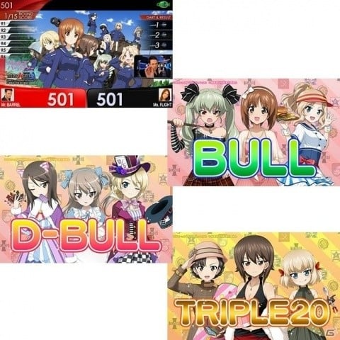 「ガールズ＆パンツァー 戦車道大作戦！」とコラボレーションしたダーツセットがダーツハイブから登場！の画像4