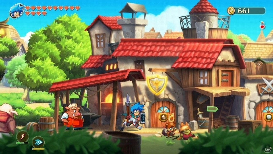 Switch版「モンスターボーイ 呪われた王国」本日リリース！西澤龍一氏が手掛ける新作アドベンチャーRPGの画像4