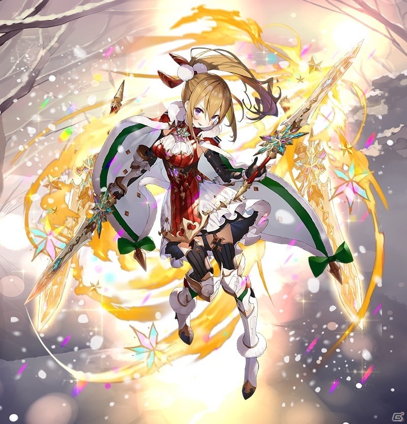 「ヴァルキリーコネクト」クリスマスイベントでサンタコスチュームの魔法剣士ディエラが追加！の画像2