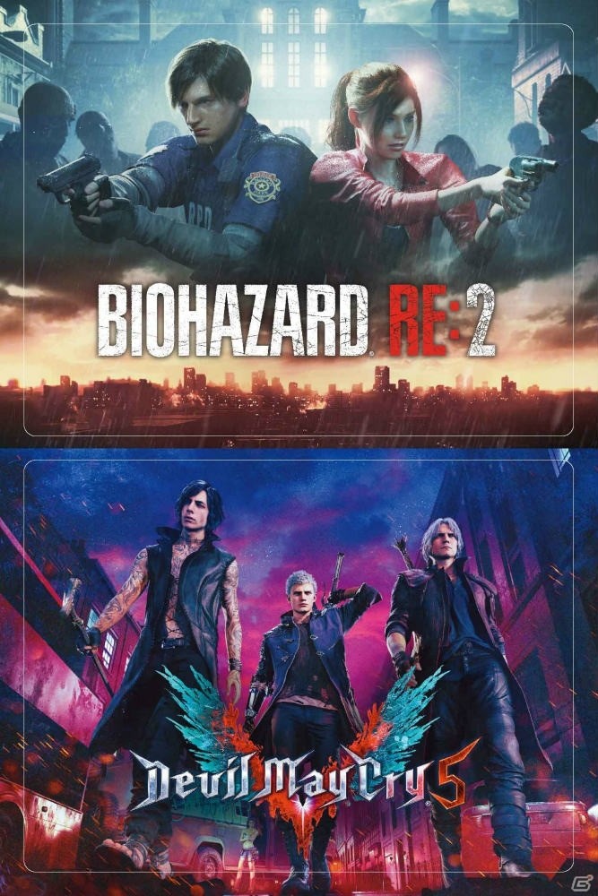 「バイオハザード RE:2」＆「デビル メイ クライ 5」合同オリジナルステッカーがもらえるキャンペーンが実施！の画像1