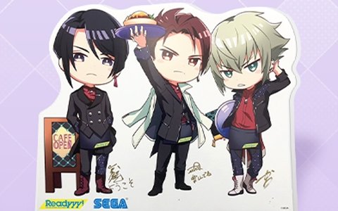 「Readyyy!」コラボカフェに展示されていたミニキャラパネルが当たるTwitterキャンペーン開催！