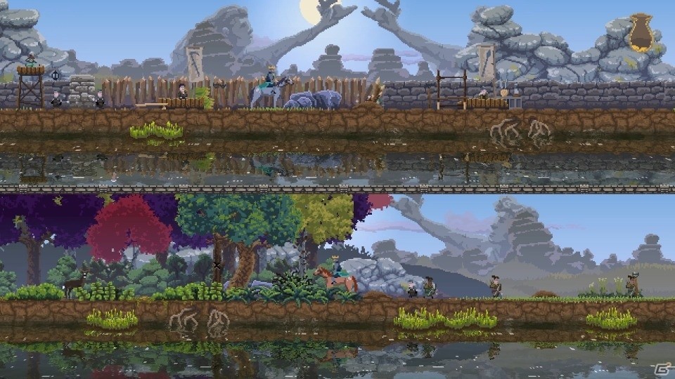 領主となって怪物たちと戦う戦略アドベンチャー「Kingdom：Two Crowns」がPS4/Xbox One/Switch/Steamの4プラットフォームで配信開始！の画像5