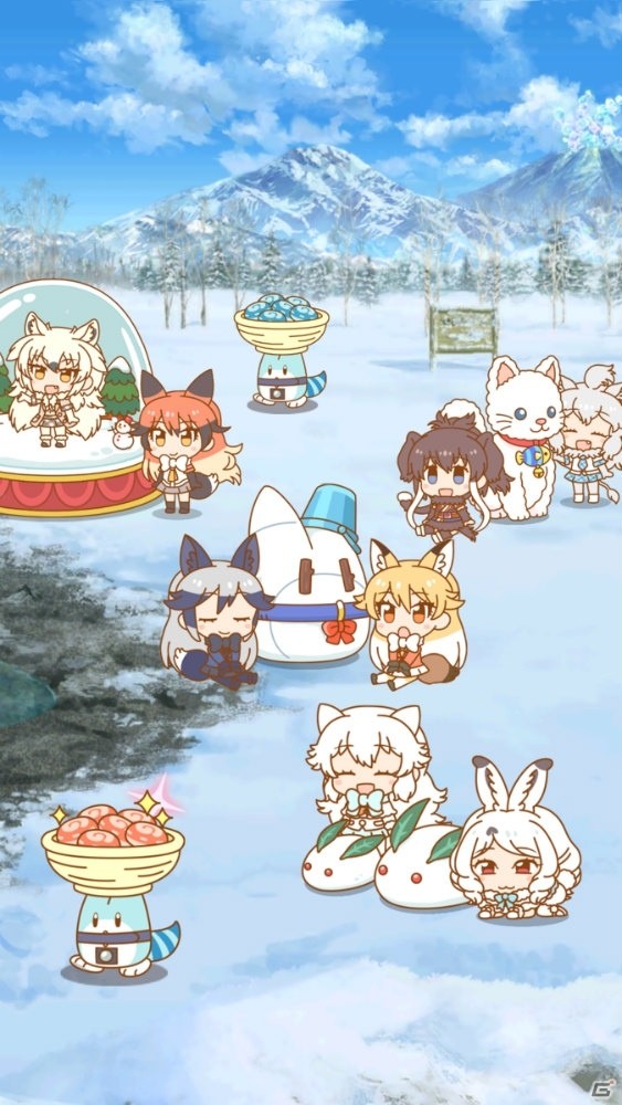 「けものフレンズぱびりおん」に新エリア「ゆきやま」が実装！フレンズやあそびどうぐの追加もの画像2