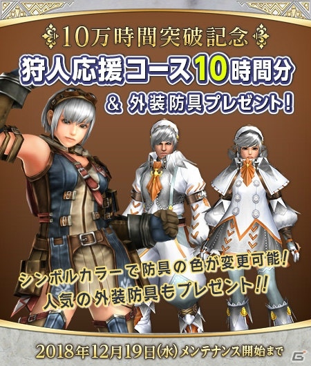 「モンスターハンター フロンティアZ」正式サービス開始から10万時間を突破！総額10万円相当のプレゼントキャンペーンが開催の画像5