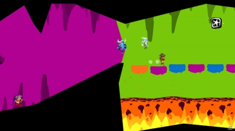 変化し続けるステージ上で簡単バトル！1人でもみんなでも遊べるアクションゲーム「Runbow」が配信開始！の画像2