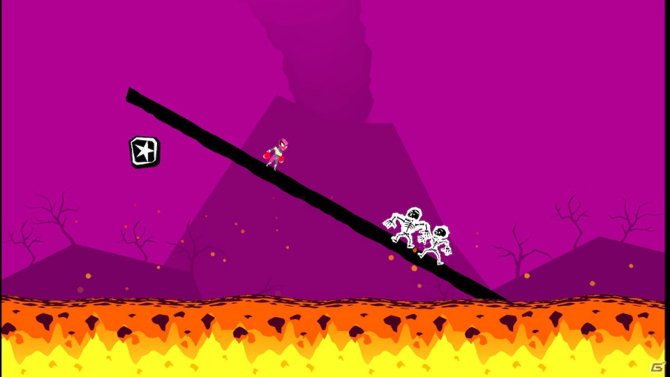 変化し続けるステージ上で簡単バトル！1人でもみんなでも遊べるアクションゲーム「Runbow」が配信開始！の画像3