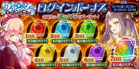 「誰ガ為のアルケミスト」クリスマスイベントが開催！ログインボーナスキャンペーンの実施もの画像9