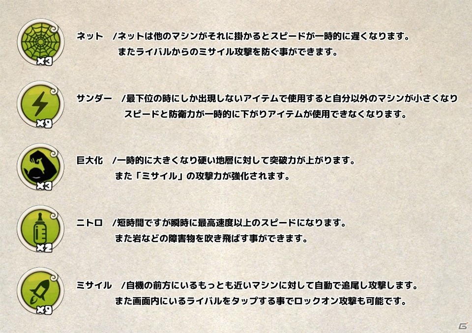 最大8人でオンライン対戦ができるバトルカーレース「モグモグガンガン」が配信開始！の画像5
