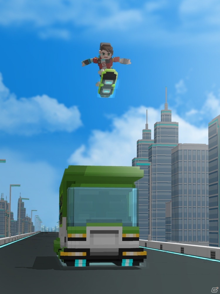 近未来都市のハイウェイをホバーボードで走り抜ける新作アプリ「Highway Surf」が配信開始！の画像2
