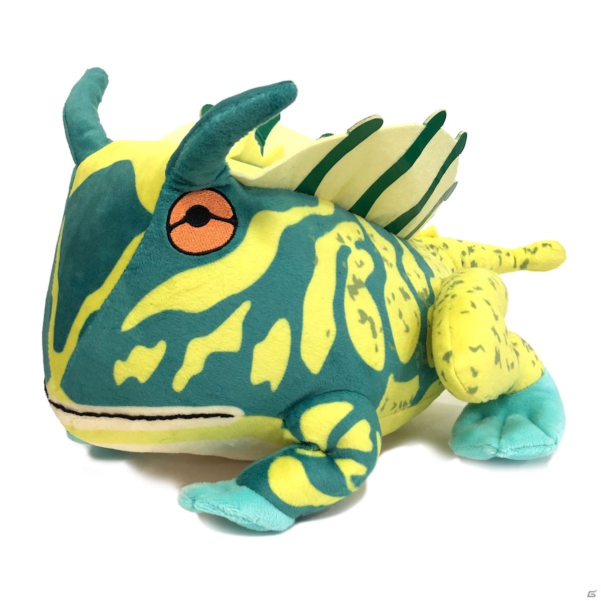 デスクの下に潜ませるとインパクト大！「モンスターハンター：ワールド」シビレガスガエルのぬいぐるみが発売の画像2