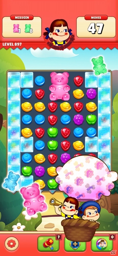 iOS/Android「ミルキーマッチ：ペコちゃんパズルゲーム」事前登録が開始！の画像2