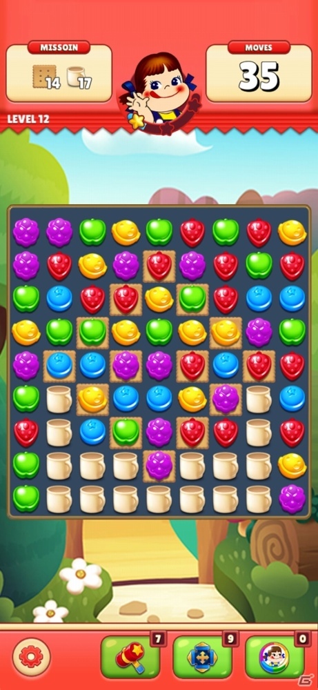 iOS/Android「ミルキーマッチ：ペコちゃんパズルゲーム」事前登録が開始！の画像4