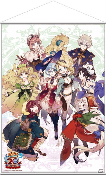 「アトリエシリーズ 20周年記念公式ビジュアルコレクション」＆「特製B2タペストリー」がガストショップにて受注開始！の画像3