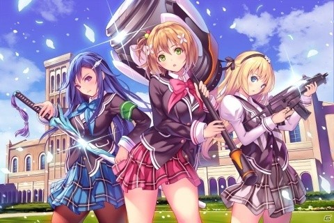 かわいい女子高生が迫りくる敵をなぎ倒すコマンドバトルRPG「Murder Maiden」が配信開始！の画像1