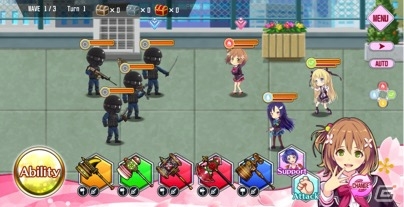 かわいい女子高生が迫りくる敵をなぎ倒すコマンドバトルRPG「Murder Maiden」が配信開始！の画像5